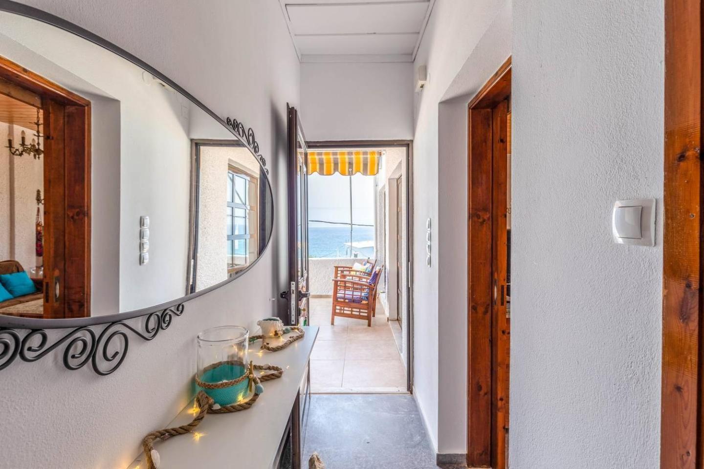 Apartamento Agia Pelagia Blue Apt With Seaview 50M From Sea Exterior foto