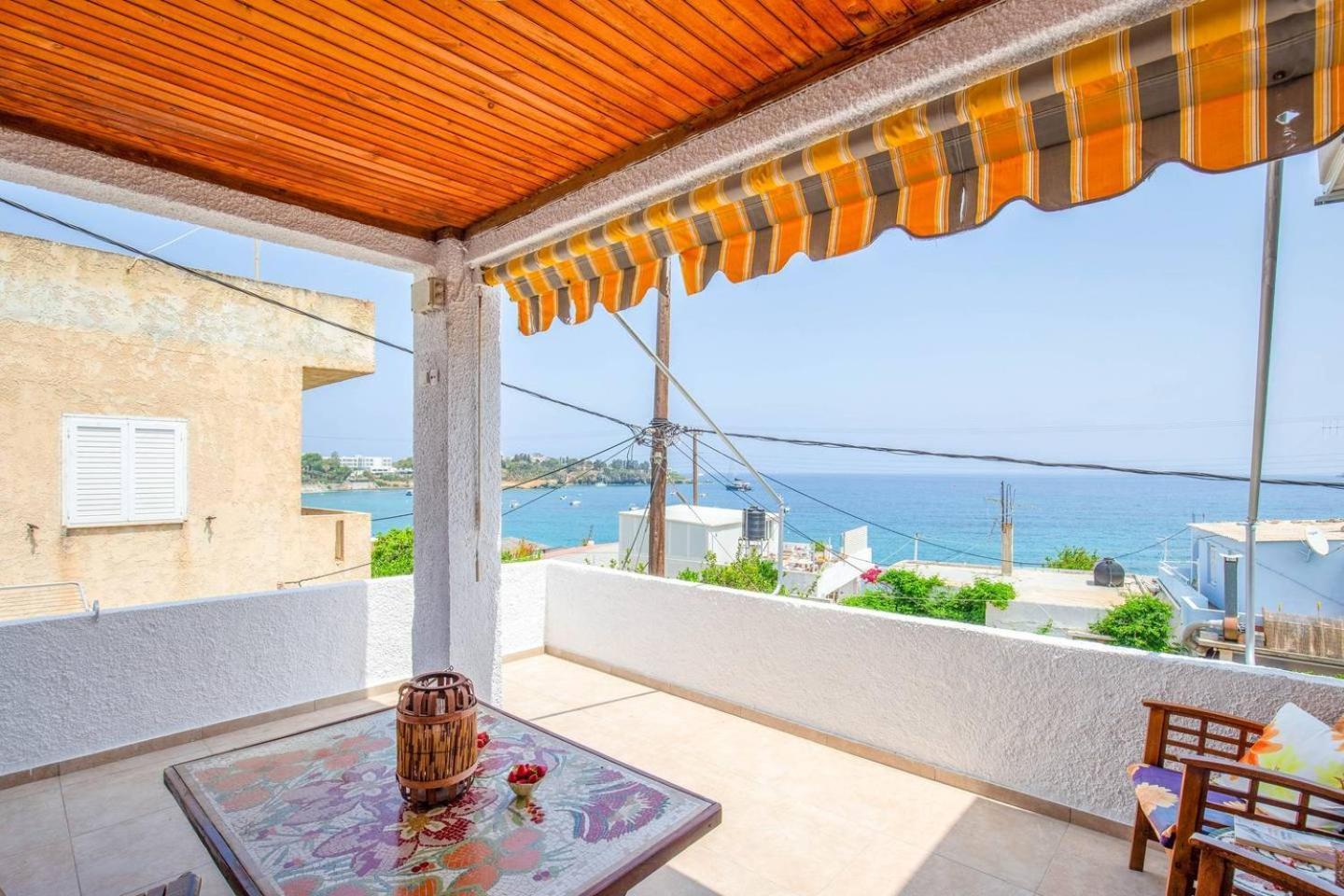 Apartamento Agia Pelagia Blue Apt With Seaview 50M From Sea Exterior foto