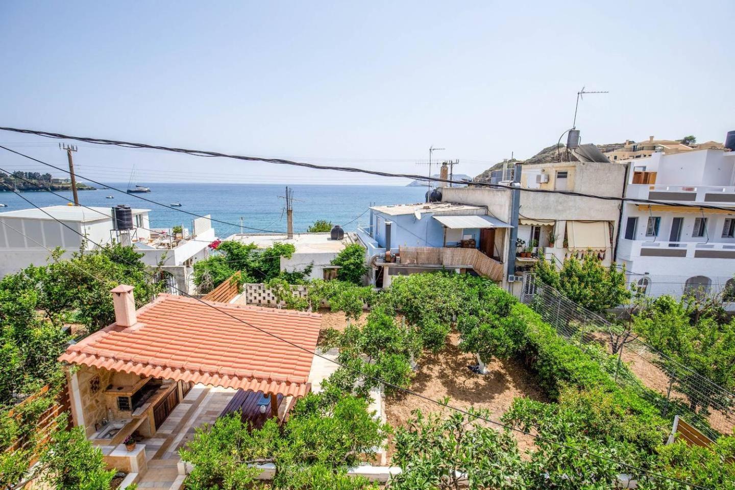 Apartamento Agia Pelagia Blue Apt With Seaview 50M From Sea Exterior foto