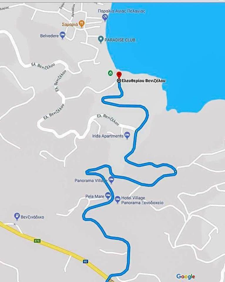 Apartamento Agia Pelagia Blue Apt With Seaview 50M From Sea Exterior foto